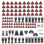 116-Piece Oscillating Saw Blades Kit for Multitools