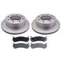 ACDelco Silver Rear Brake Kit 330mm Disc Rotors Pads for Silverado Sierra Yukon XL