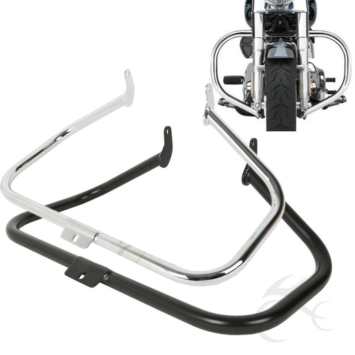 1 1/4" Engine Guard Crash Bar for Harley Softail FL (2000–2017)