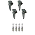 Set of 4 NGK Ignition Coils & Iridium Spark Plugs for Hyundai Santa Fe Sonata Tucson