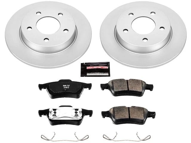 Rear Brake Pad and Rotor Kit for Mazda 3 (2004–2005) FB984MM