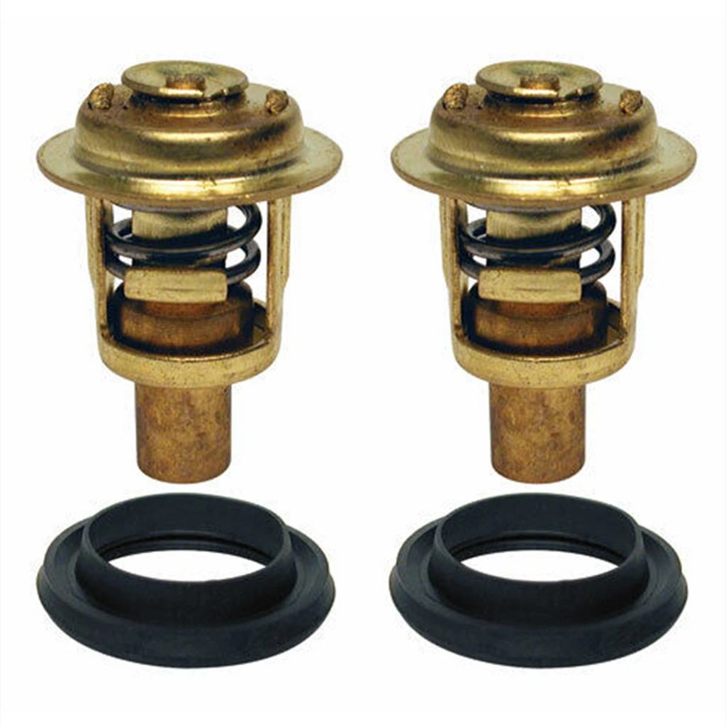 2X Thermostat Seal Kit for Mercury 125 135 140 150 175 200 225 HP (143F)