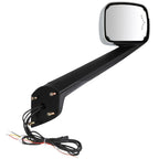 Set of 2 Chrome Hood Mirror Turn Signal Lights for Cascadia (2018-On)