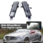 Chrome Wing Blinker Turn Signal Light for Mercedes SLK-Class (2009–2011)