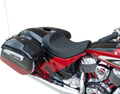 Solo Seat for Indian (Drag Specialties, Double Diamond, Black Stitching)