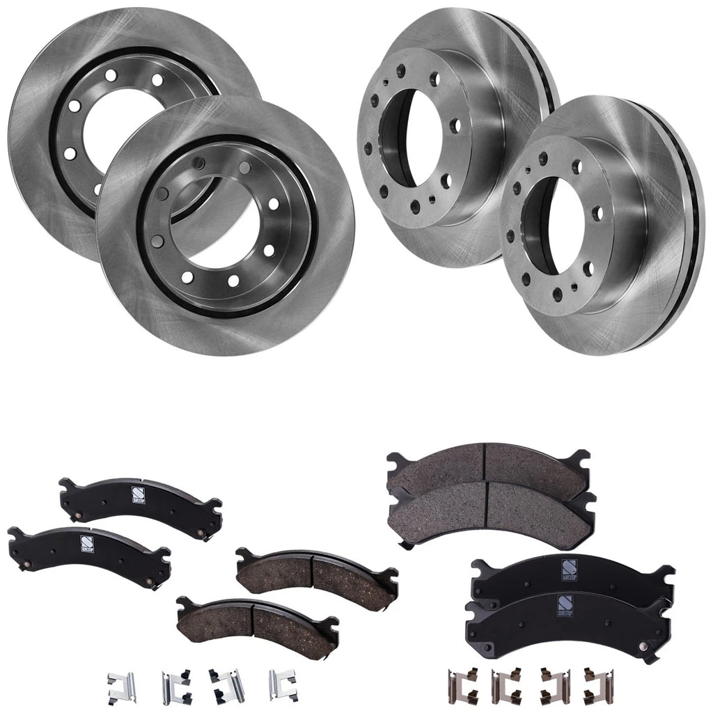 Disc Brake & Pad Kit for Chevy Silverado 3500 (2004–2006) Ceramic