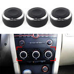 3Pcs A/C Panel Control Switch Knob Cover for Mazda 3 (2004–2009)