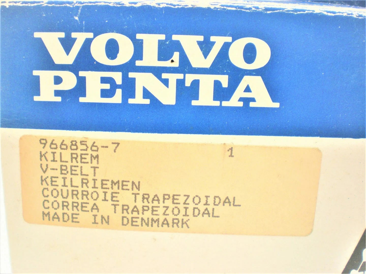 Marine Sterndrive Engine Servo Pump V-Belt for Volvo Penta 966856 (OEM)