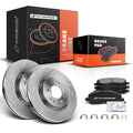 Front Disc Brake Rotors & Ceramic Pads for Mitsubishi Outlander (2007–2020)