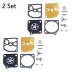 Set of 2 Carburetor Rebuild Kit for Zama RB-45 (C1Q EL1/EL5/EL6/EL7/EL10/M43)