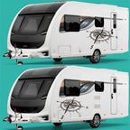 Black PVC Sticker Decal 90x60cm for Car Truck Camper RV Van