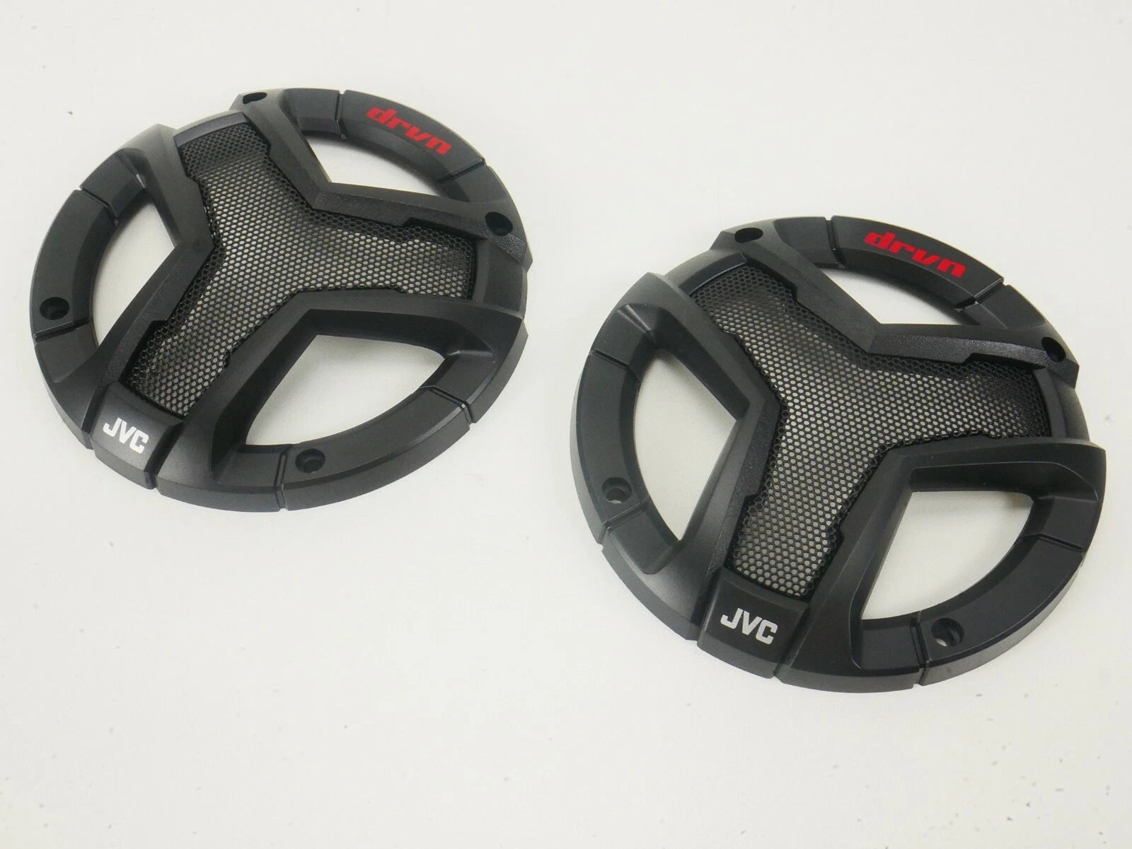 Set of 2 JVC Drvn 6.5" Coaxial Speakers SPK100 250W 4 Ohm Grills