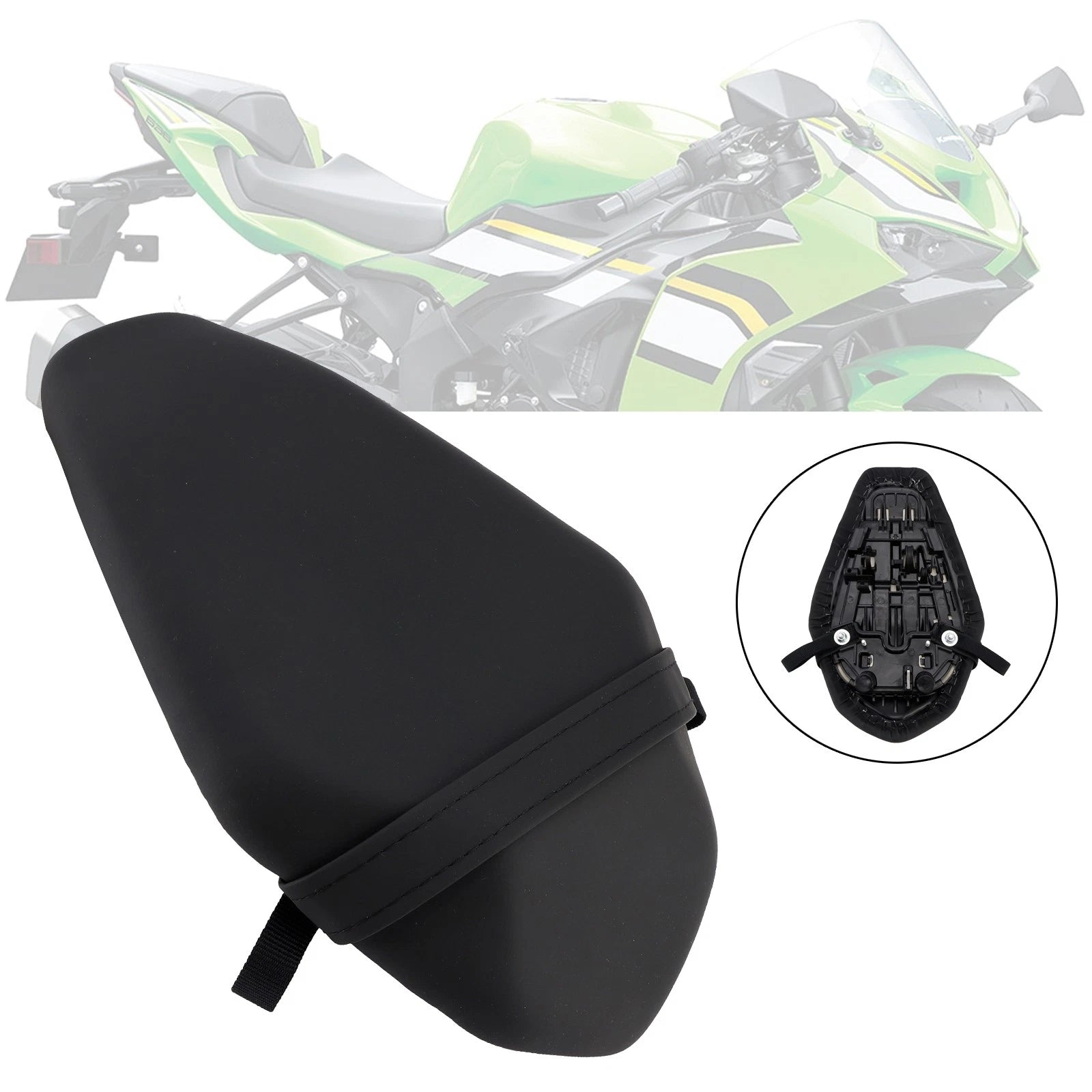 Rear Seat Passenger Cushion for Kawasaki Ninja ZX-6R (2019–2025)