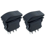 2X Momentary Switch for Boat DPDT ON OFF ON 12V 20A