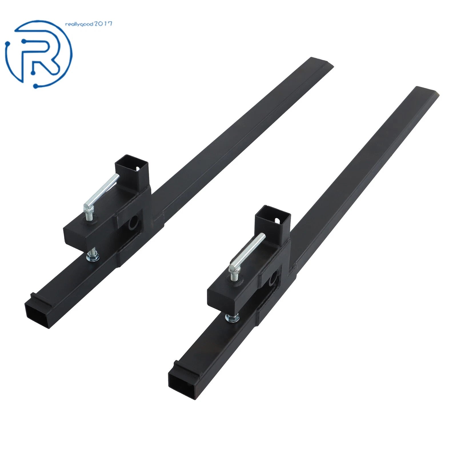 60" Clamp-On Pallet Forks for Skid Steer Loader (2000 lbs)