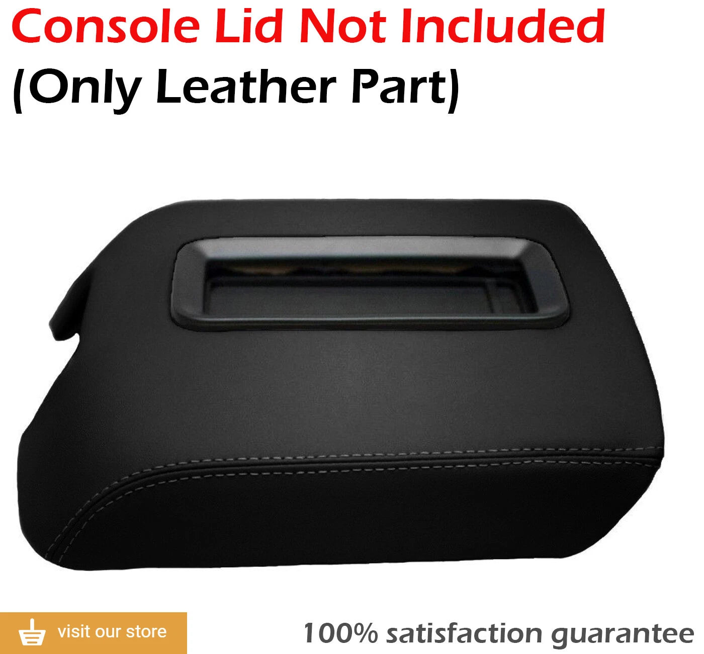 Leather Synthetic Console Armrest Cover for Chevrolet Tahoe (2016–2019)