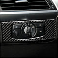 Carbon Fiber Headlight Button Cover for BMW X5 E70, X6 E71 (2008-2013)