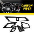 Carbon Fiber ABS Dashboard Air Vent Cover for Honda Civic (2016–2020)