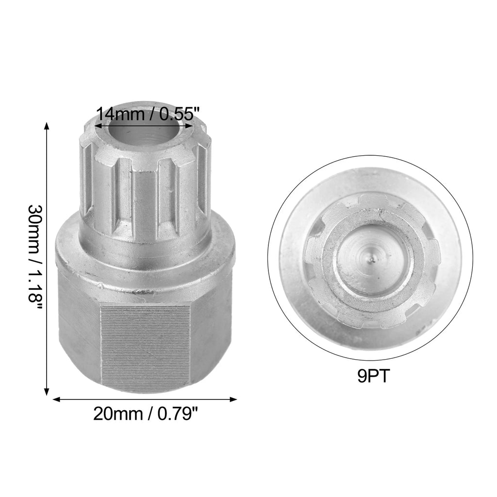 54/9PT Anti Theft Wheel Lock Key for VW Audi 