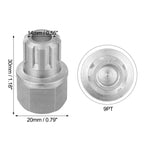54/9PT Anti Theft Wheel Lock Key for VW Audi 