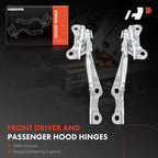 2X Front Side Hood Hinge for Chevrolet Spark (2016-2022) Hatchback