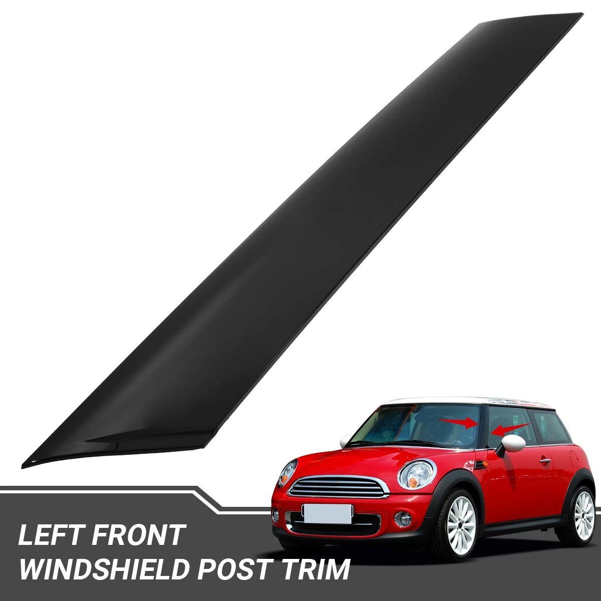 2X Windshield Post Trim for Mini Cooper (2007–2015)