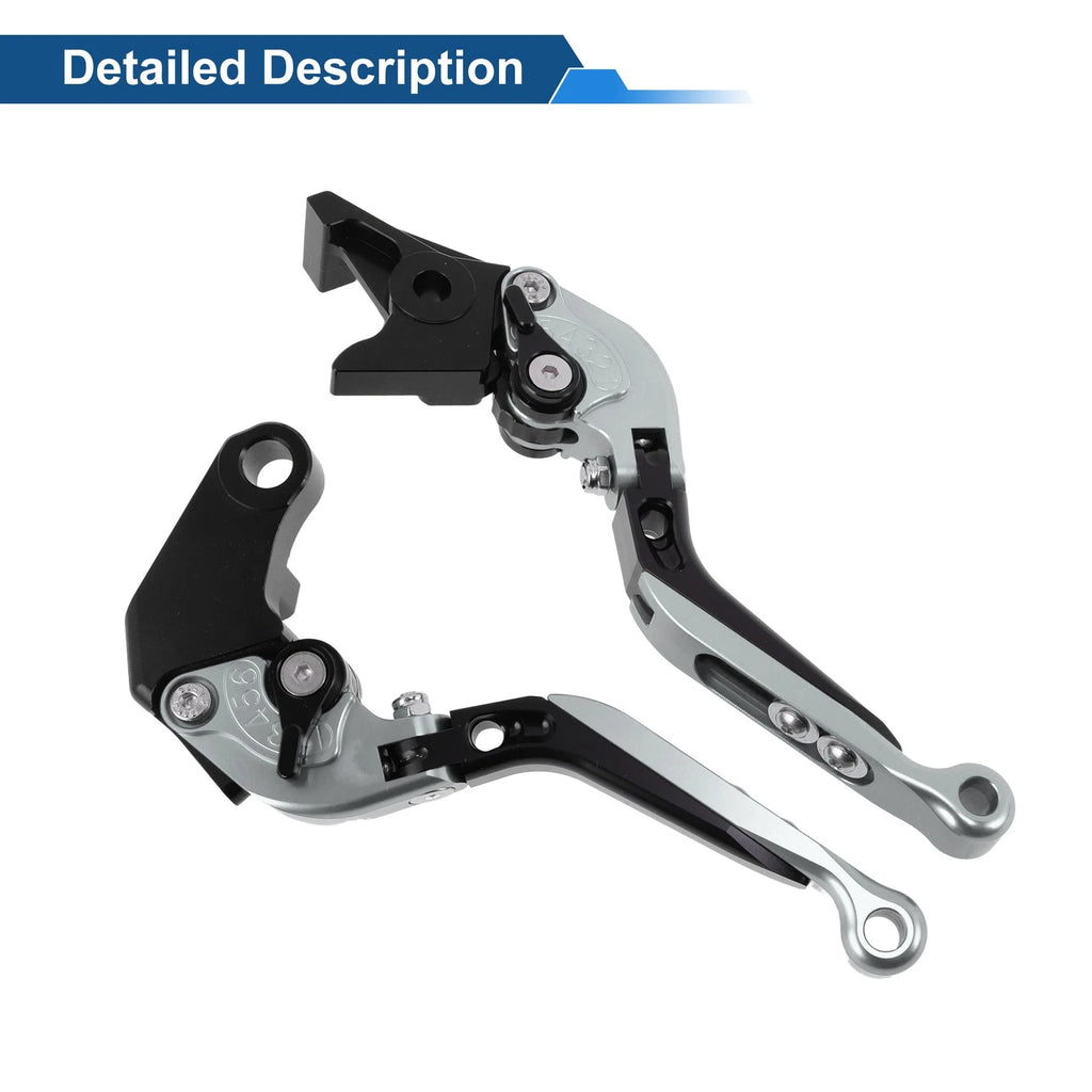 Brake Clutch Levers for Honda NC700/NC750 S/X (1 Pair, Titanium Black)