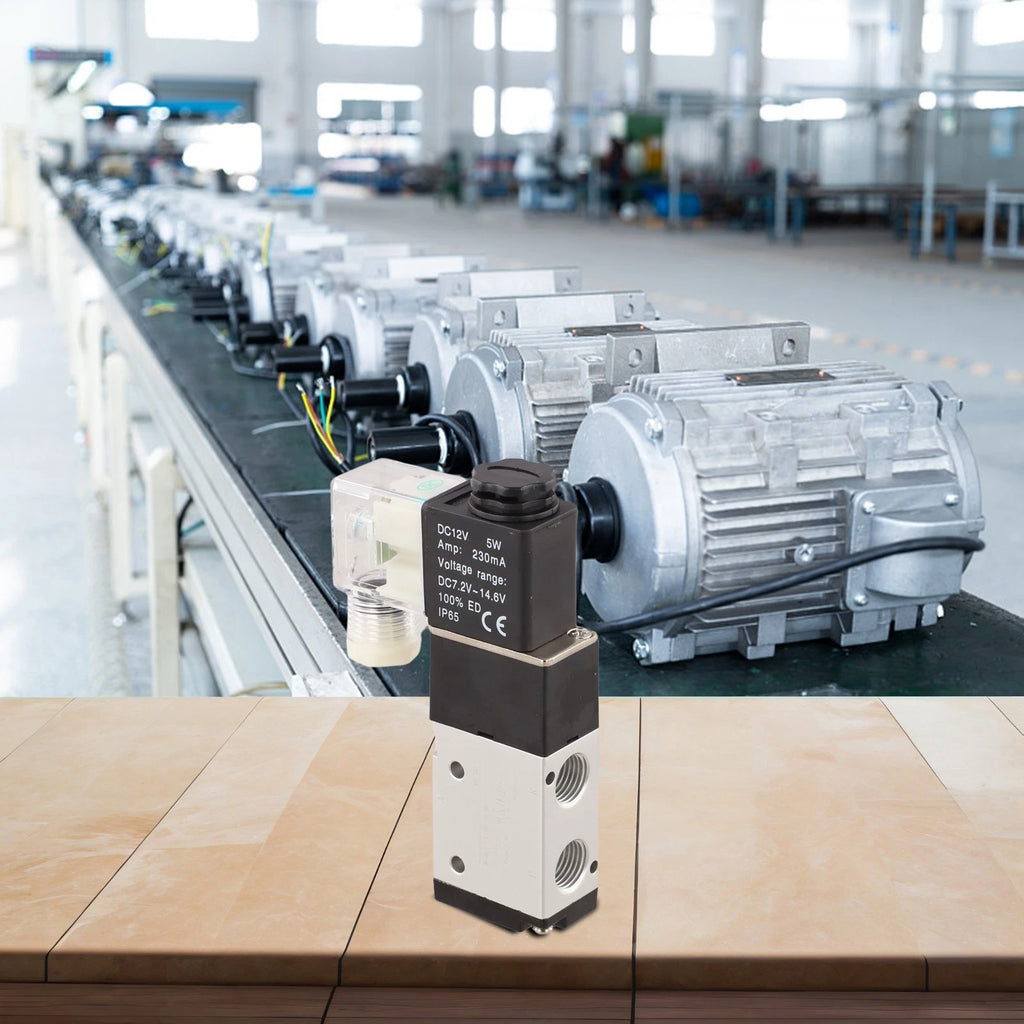 3 Way Solenoid Valve G 1/4 3V210-08 for Various Applications (0.15-0.8MPa)