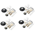 Carburetor Repair Kit Diaphragm 4 x Set for KAWASAKI Voyager XII ZG1200 (1986-2003)