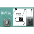 EZY-Glide EZY-Stik II Mechanical Steering Kit for Model 840 (11.5')
