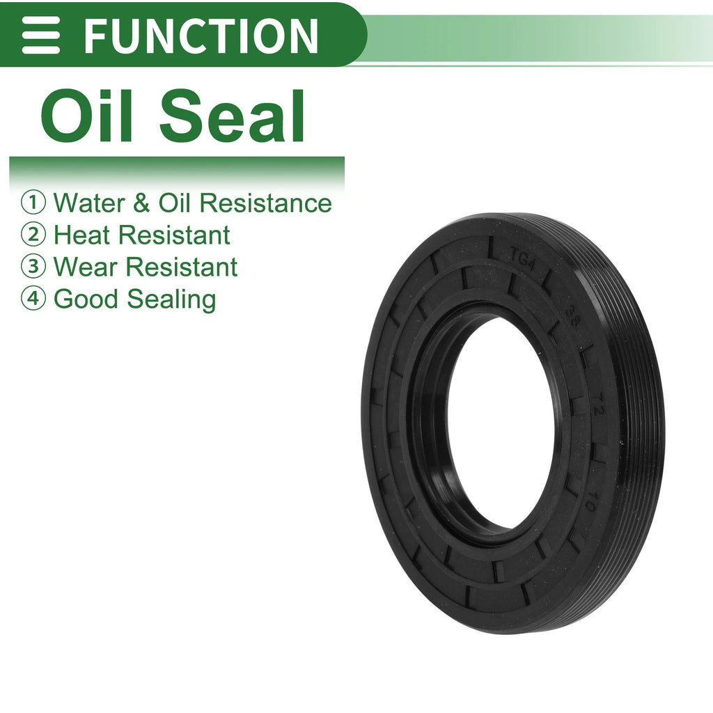 Oil Seal   - NBR Rubber 38x72x10mm