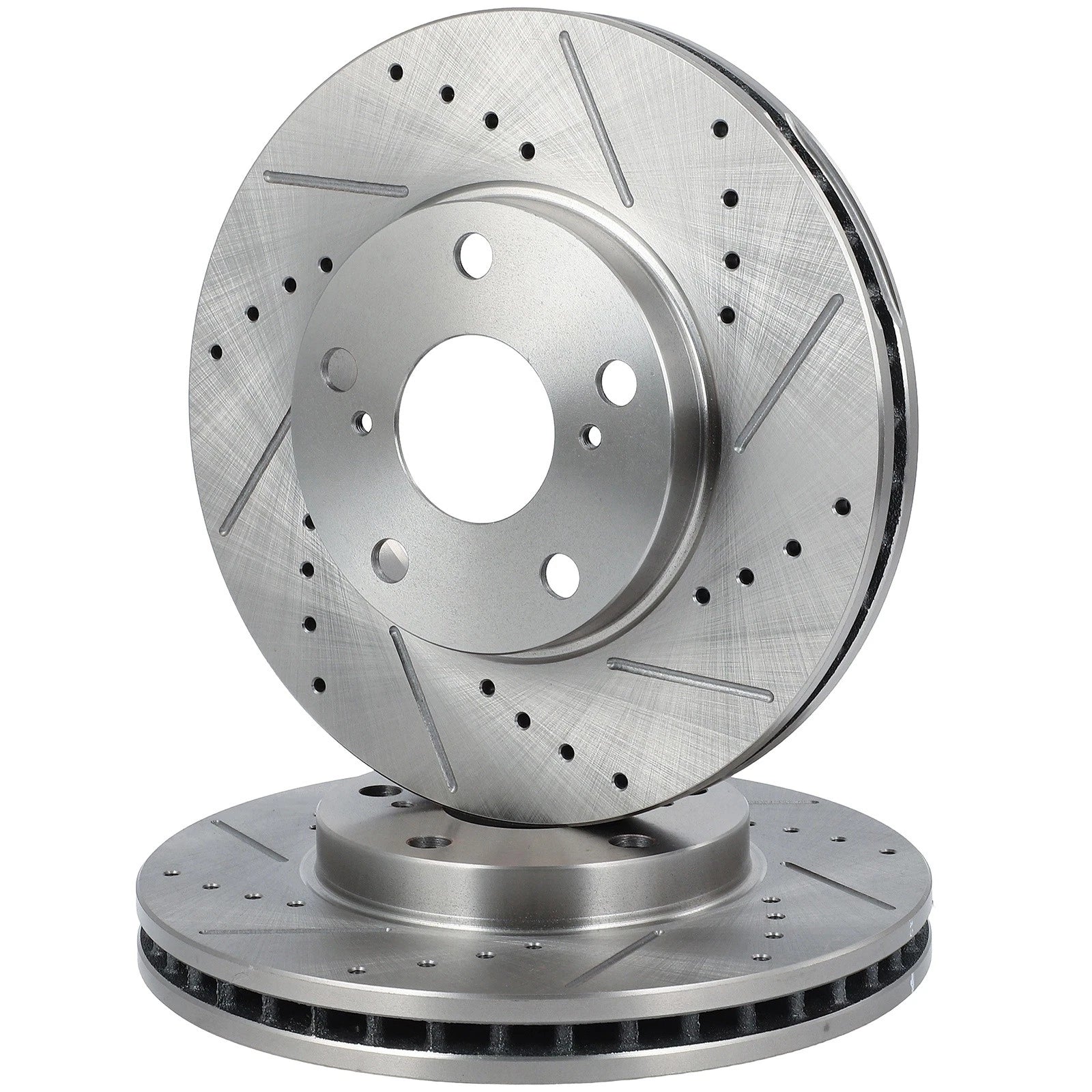 Front Drilled Slotted Brake Rotors for Toyota Camry Sienna (1998–2003)