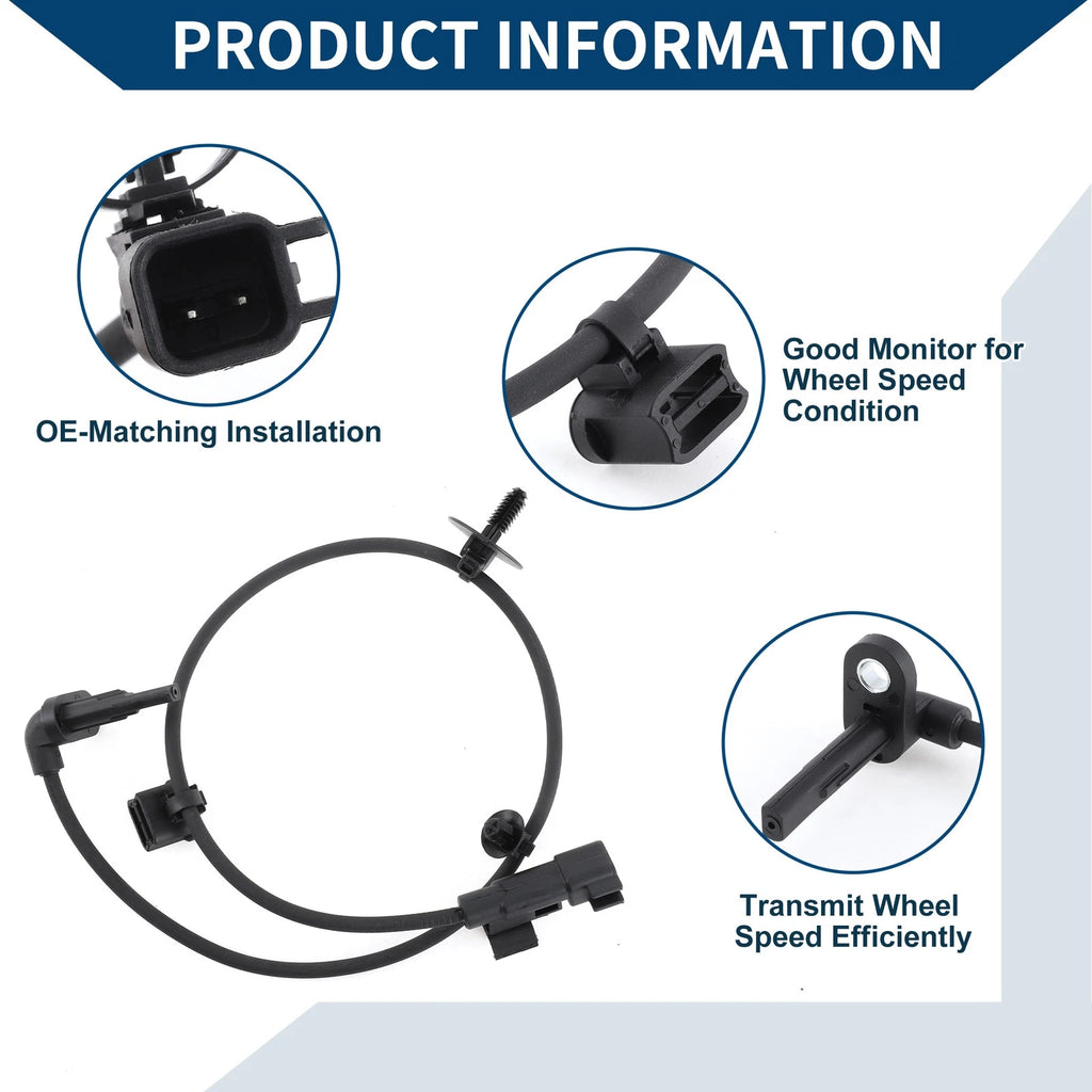 ABS Wheel Speed Sensor for Chevrolet Trax (2015–2022) No. 95075978/94544442