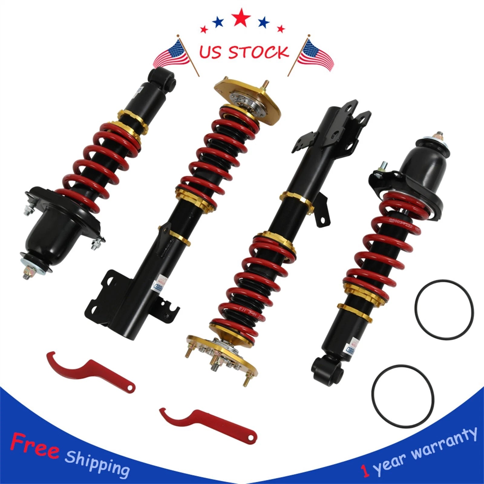 Coilover Lowering Suspension Kit for Toyota Corolla (2003–2008)