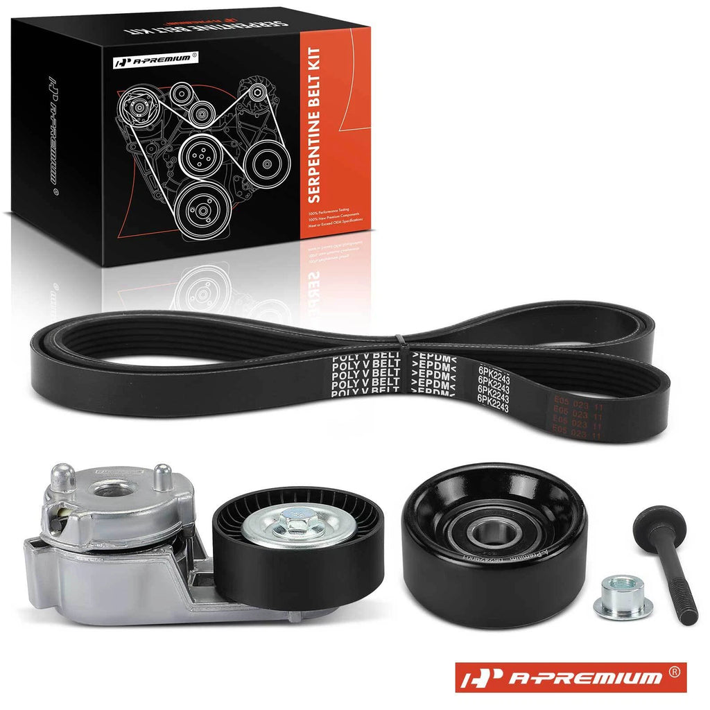 3X Serpentine Belt Drive Component Kit for Jeep Grand Cherokee (1999–2004)