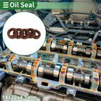 Set of 5 Oil Seal Rotary Shaft Seal FKM Rubber 14x22x4.5mm
