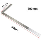 Set of 4 Ruler Tools for Carpenter (Aluminum Alloy)