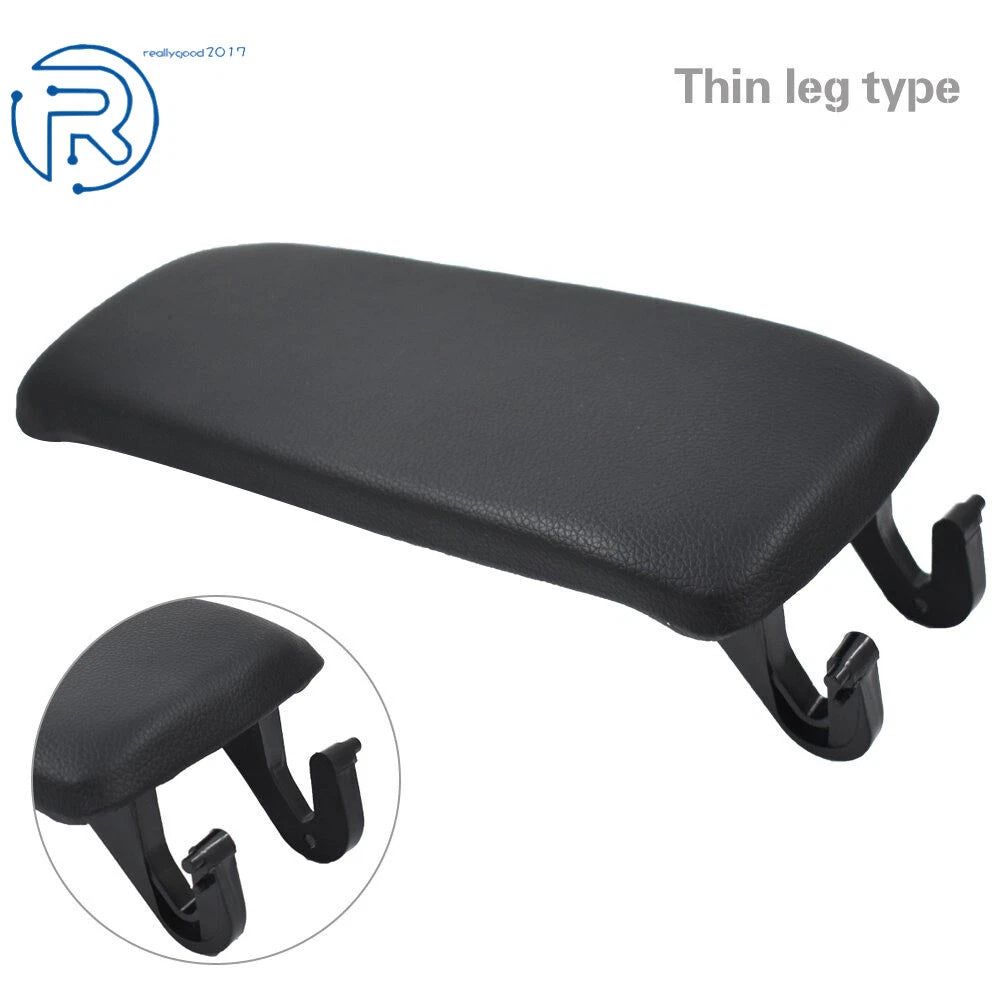 Leather Armrest Center Console Lid Cover for Audi A4 S4 B7 (2004-2008)