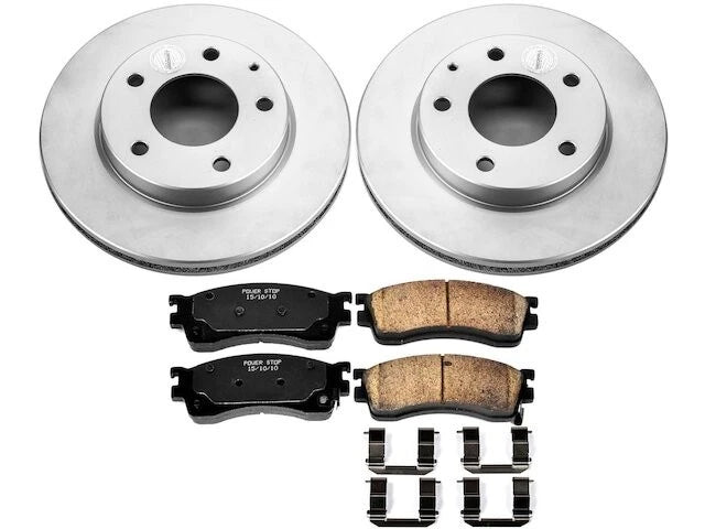 Front Brake Pad and Rotor Kit for Mazda Protege 2001–2003 FT549JW