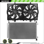 AC Condenser and Cooling Fan Kit for Nissan Rogue (2014–2019)