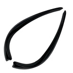 Front Bumper Fog Light Cover Trim for Mercedes Benz C-Class W205 (2015–2018) Black