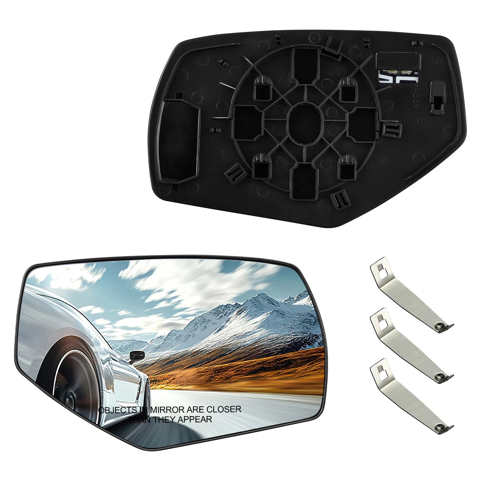 Heated Driver Side Left Mirror Glass for Ford Explorer (2011–2019)