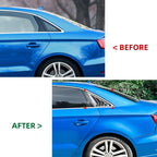 Rear Side Window Quarter Shutter Cover Trim for Audi A3 S3 (2014–2020)