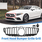 Front Upper Bumper Grille for Mercedes-Benz CLS400 (2015–2018) Black