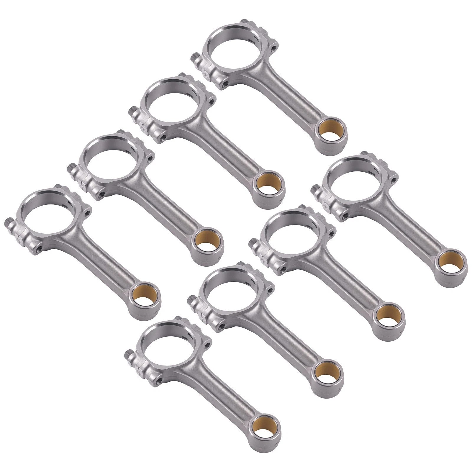 5.700" I-Beam 5140 Connecting Rods for SBC Chevy 350 (Bushed)