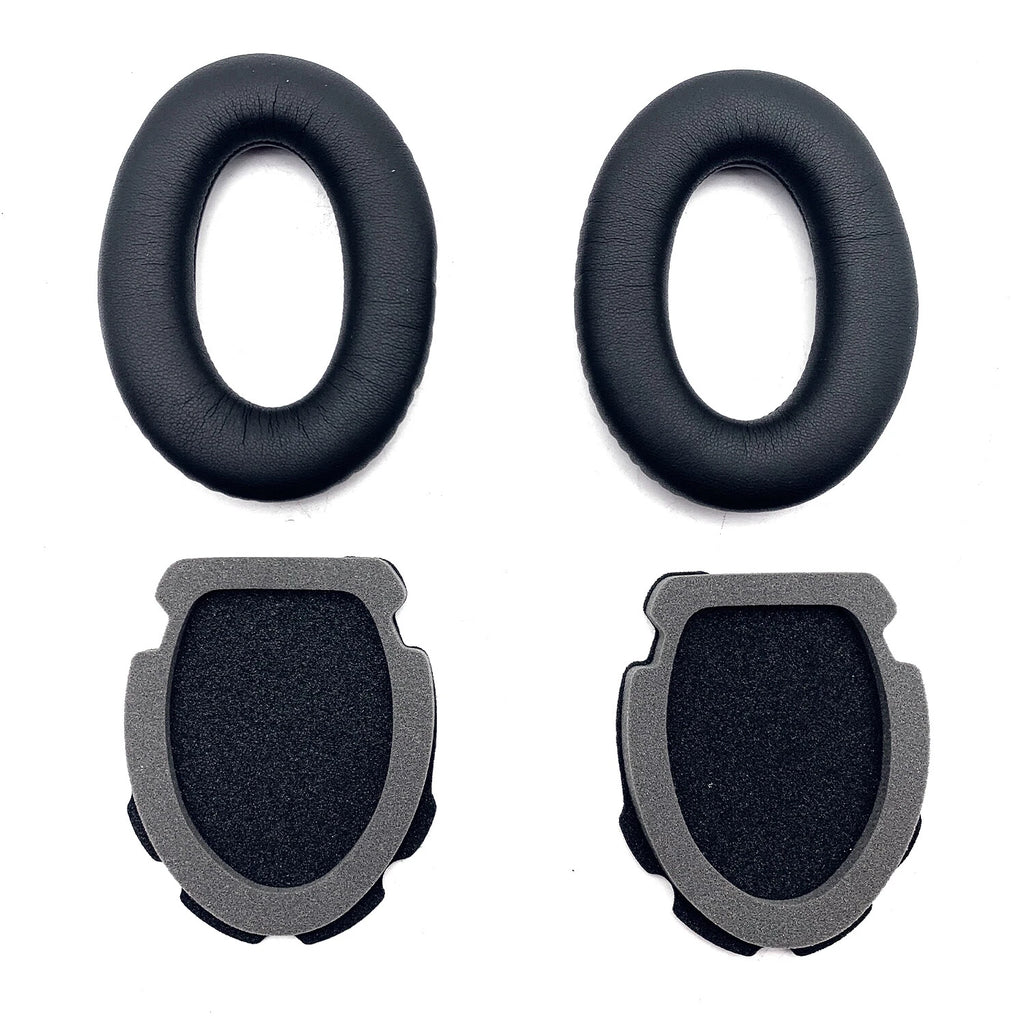 1 Pair Black Ear Pads for Bose A10 A20 Headsets