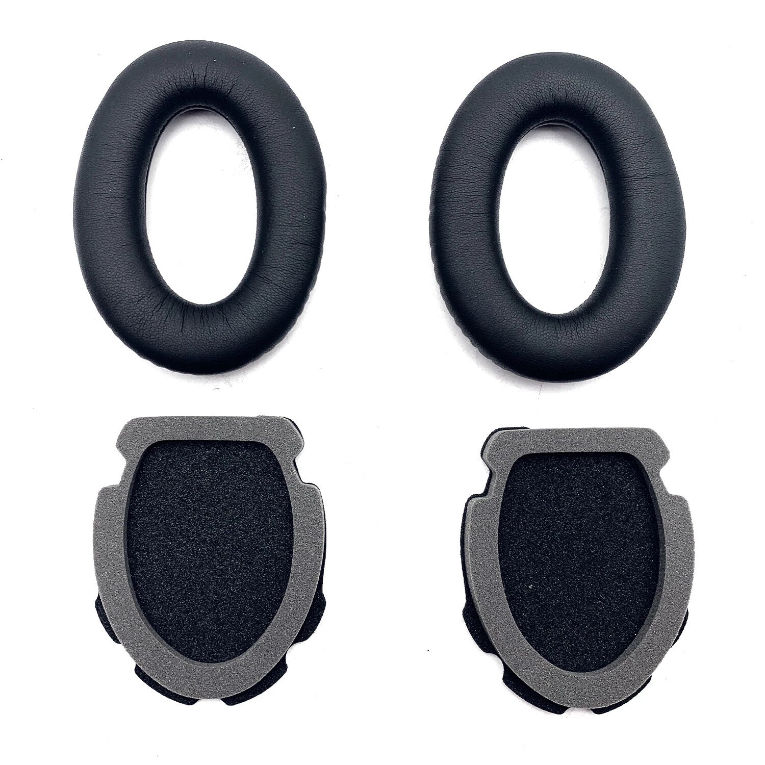 1 Pair Black Ear Pads for Bose A10 A20 Headsets