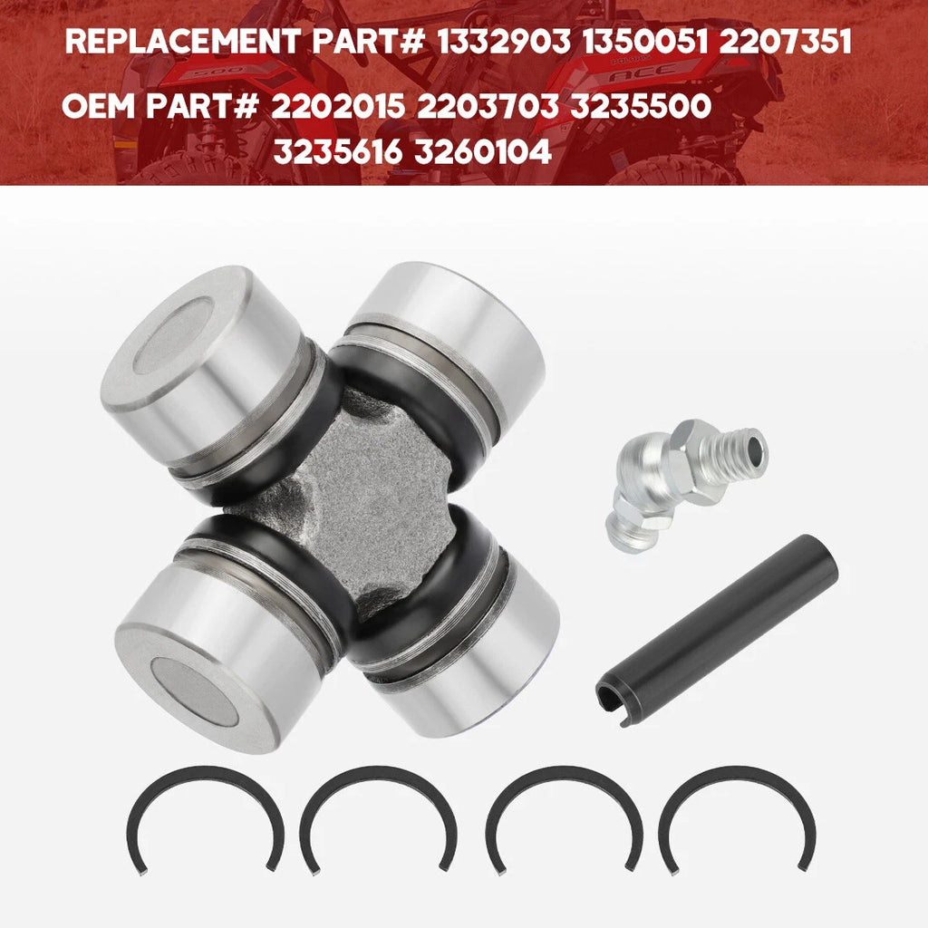 Front Prop Shaft U-Joint for Polaris Scrambler 400 500 XP 1000 (1999–2023)