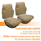 Upper Tops & Bottoms Seat Covers for Toyota 4Runner (1996–2002) Oak Tan