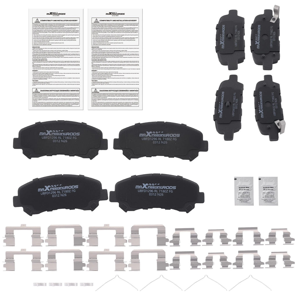 Ceramic Brake Pads Kit for Nissan Maxima (2009–2014, 2016–2022) D905